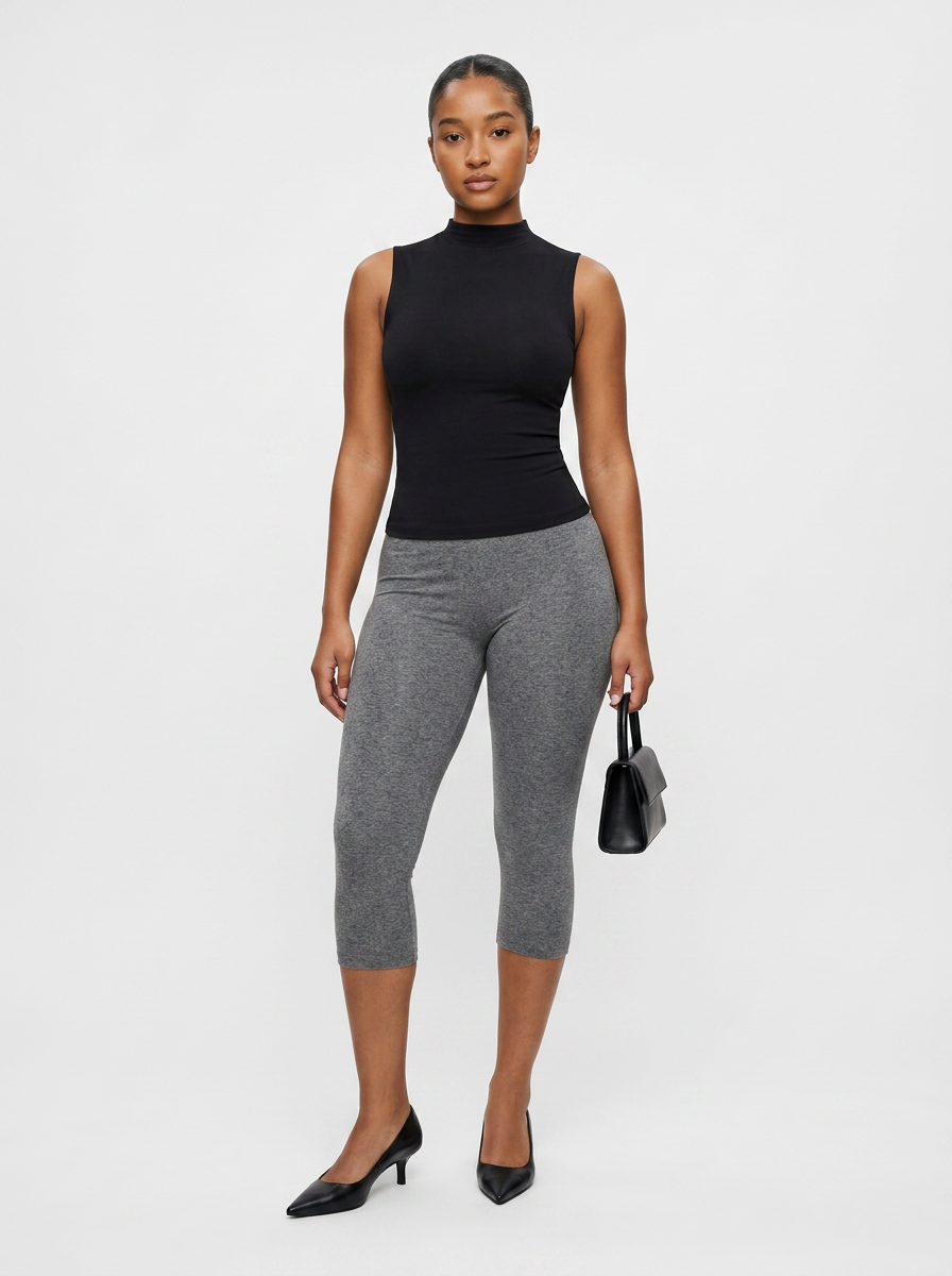 Cotton Capri Leggings
