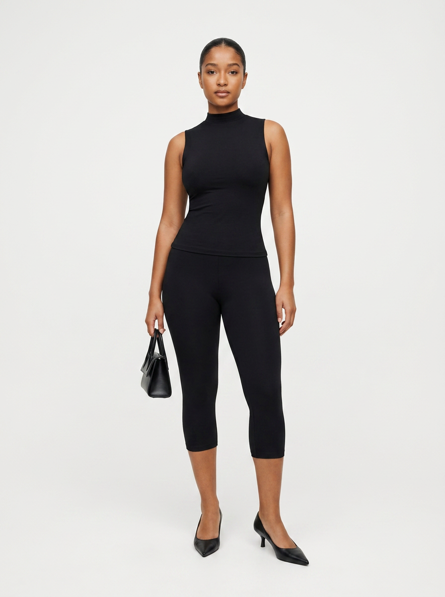 Cotton Capri Leggings